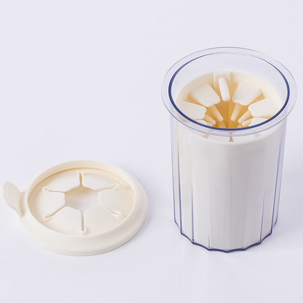 Vaso Portátil Limpiapatas para Perros 🐾✨ con Cerdas de Silicona Suave