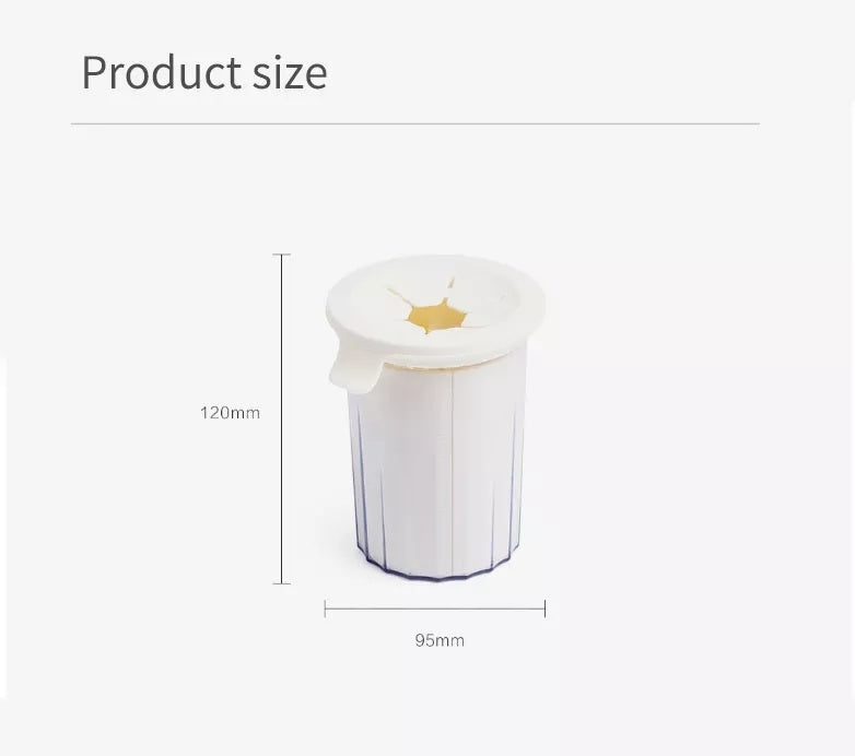 Vaso Portátil Limpiapatas para Perros 🐾✨ con Cerdas de Silicona Suave