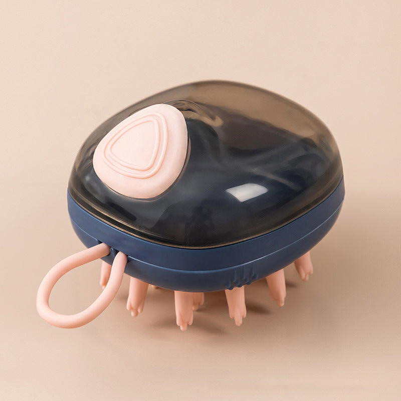 🛁 Cepillo 2 en 1 para Baño de Mascotas | Masaje + Dispensador de Champú 🐾✨