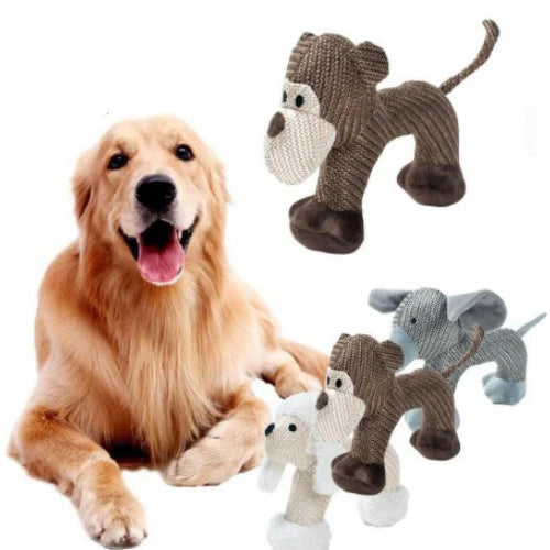 🧸 Juguete Masticable con Sonido para Perros 🐶 – Resistente y Divertido 🎵
