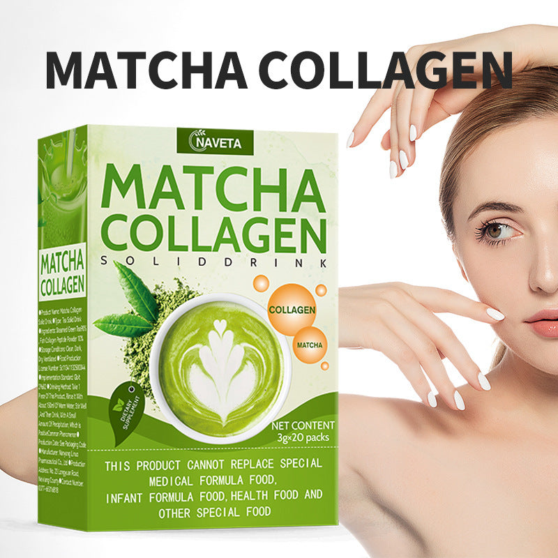 Polvo de Té Matcha con Colágeno y Glutatión 🌿 | Belleza, Energía y Vitalidad Natural