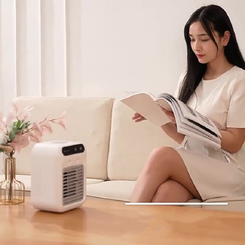 ❄️ Mini Aire Acondicionado Portátil 3 en 1 – Ventilador, Humidificador y Enfriador de Aire 💨