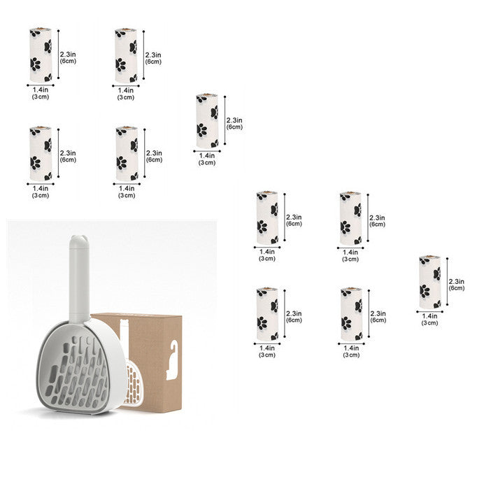 🐾 Pala de Arena para Gatos con Base | Limpieza Fácil y Duradera 🐱✨