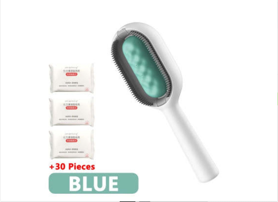 ✨ Cepillo Removedor de Pelo 2 en 1 🐶🐱 – Peine de Limpieza para Perros y Gatos 🐾