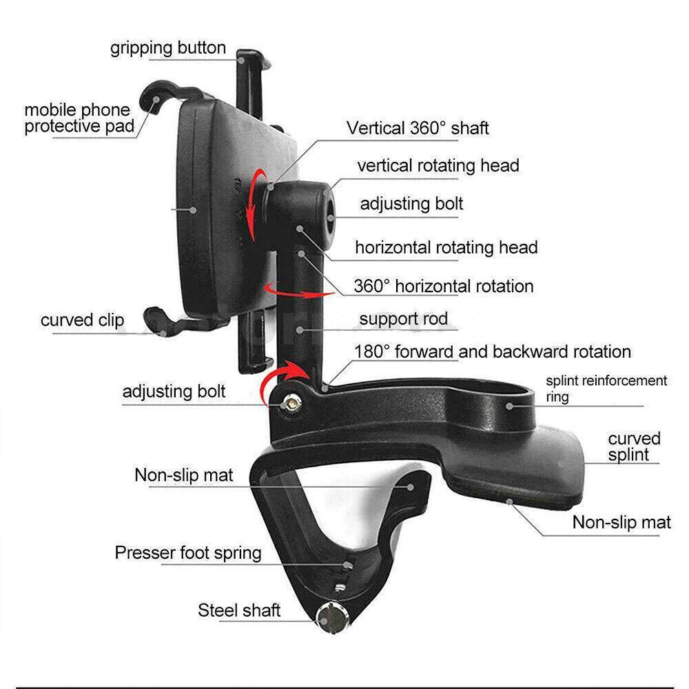 Soporte Universal 360° para movil- Coche salpicadero