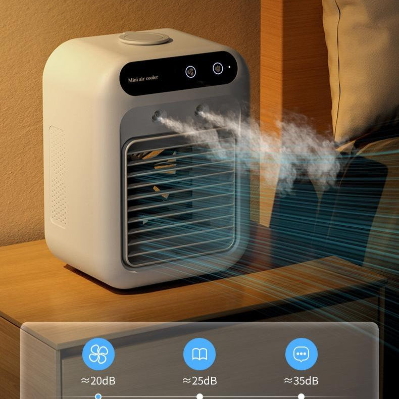 ❄️ Mini Aire Acondicionado Portátil 3 en 1 – Ventilador, Humidificador y Enfriador de Aire 💨