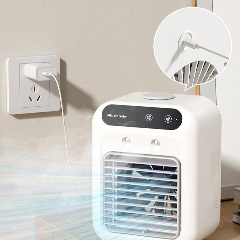 ❄️ Mini Aire Acondicionado Portátil 3 en 1 – Ventilador, Humidificador y Enfriador de Aire 💨