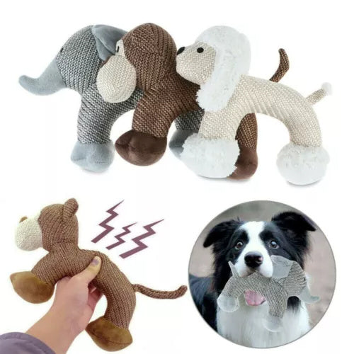 🧸 Juguete Masticable con Sonido para Perros 🐶 – Resistente y Divertido 🎵