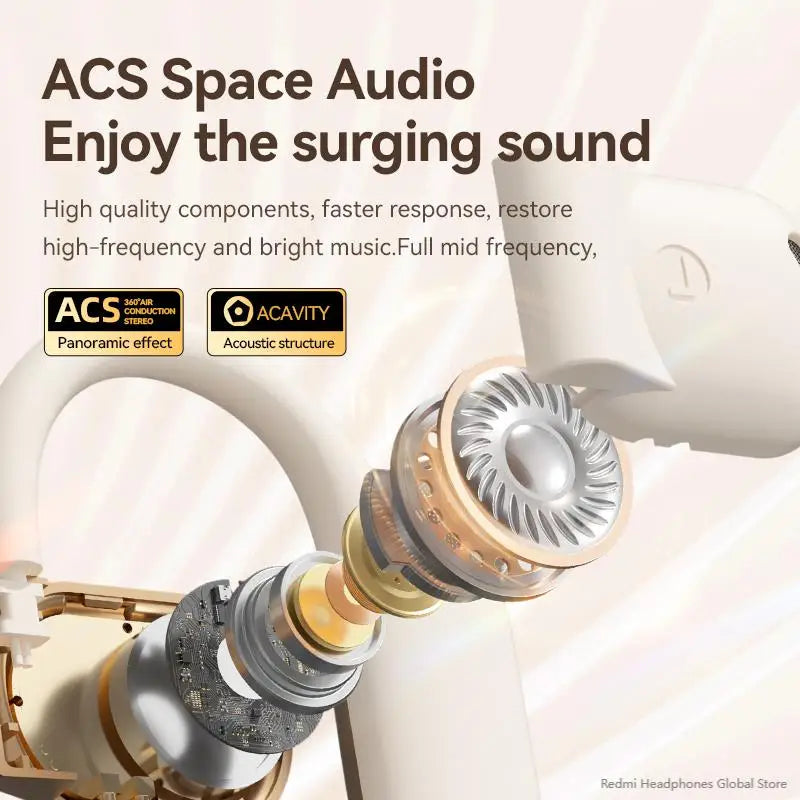 Xiaomi M62 auriculares abiertos auriculares inalámbricos conducción de aire impermeables indoloros usando auriculares para corre