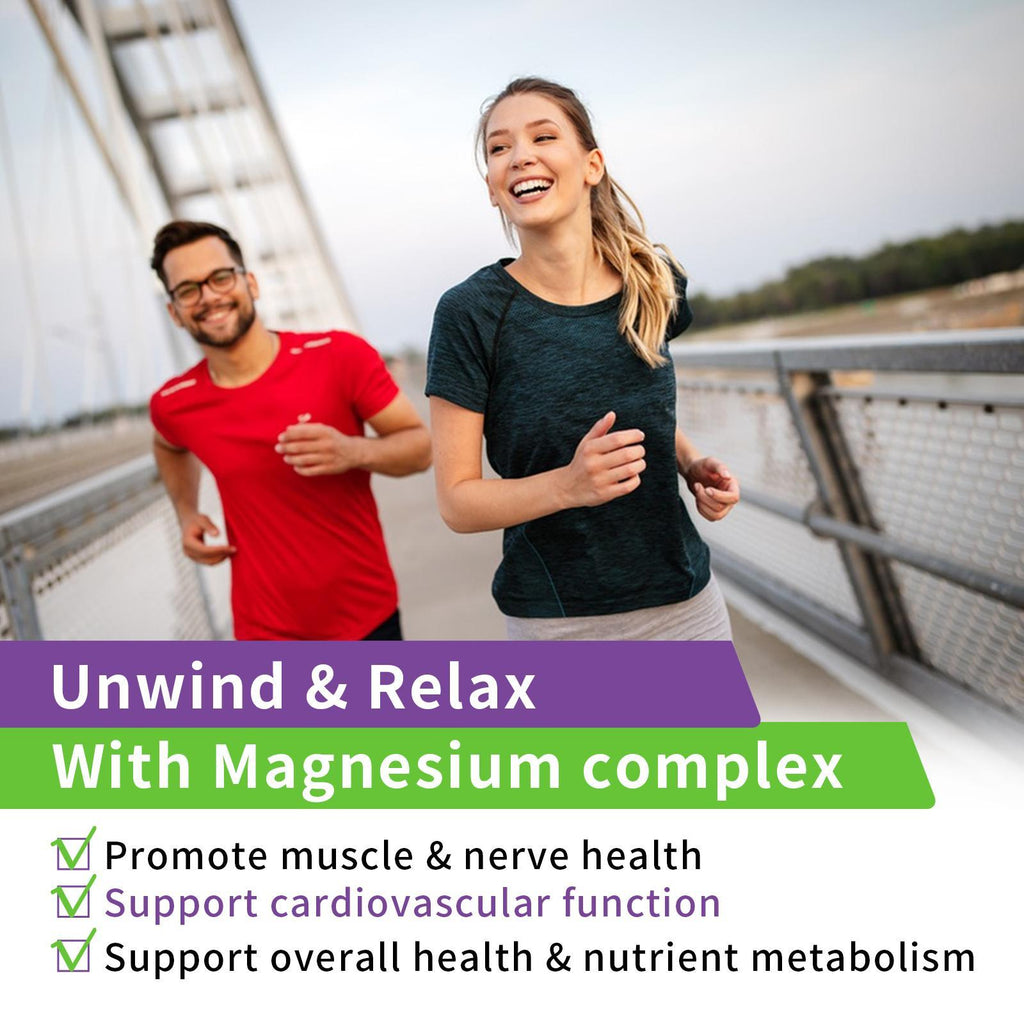 Magnesio Complejo 500 mg – Cápsulas para Relajación, Sueño y Recuperación Muscular