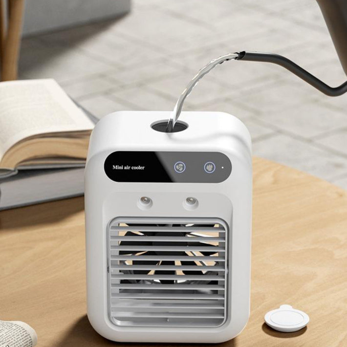 ❄️ Mini Aire Acondicionado Portátil 3 en 1 – Ventilador, Humidificador y Enfriador de Aire 💨