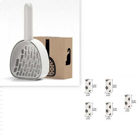 🐾 Pala de Arena para Gatos con Base | Limpieza Fácil y Duradera 🐱✨