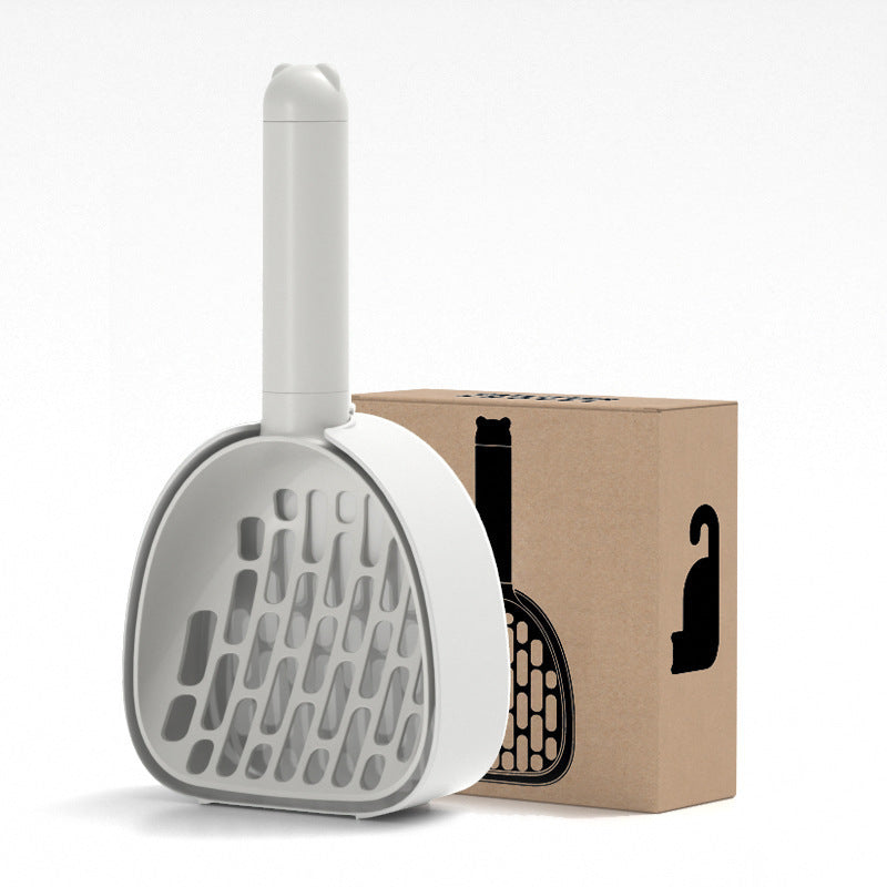 🐾 Pala de Arena para Gatos con Base | Limpieza Fácil y Duradera 🐱✨