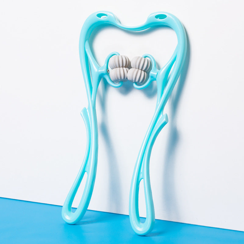 💆‍♂️✨ Masajeador de Cuello 6 Ruedas | Alivio del Estrés & Dolor | Roller Manual Portátil 🌀