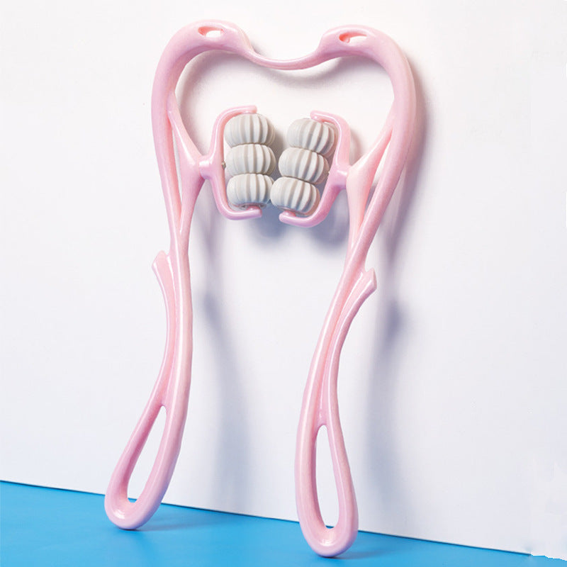 💆‍♂️✨ Masajeador de Cuello 6 Ruedas | Alivio del Estrés & Dolor | Roller Manual Portátil 🌀