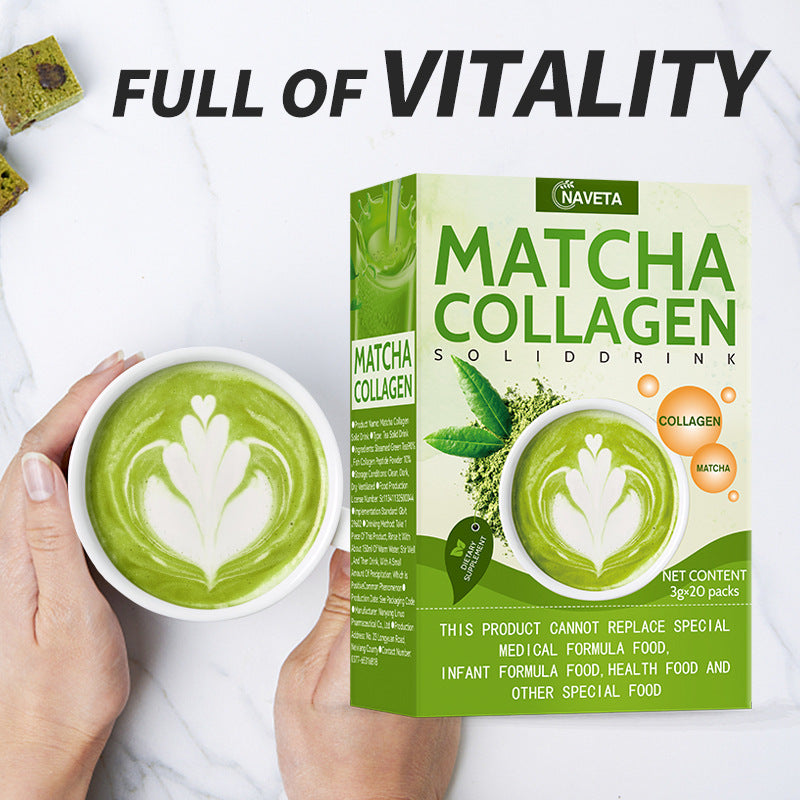 Polvo de Té Matcha con Colágeno y Glutatión 🌿 | Belleza, Energía y Vitalidad Natural